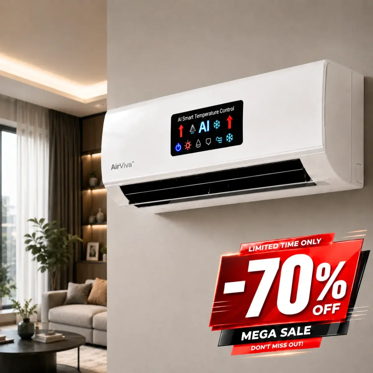 AirViva™ — ar condicionado 4 em 1
