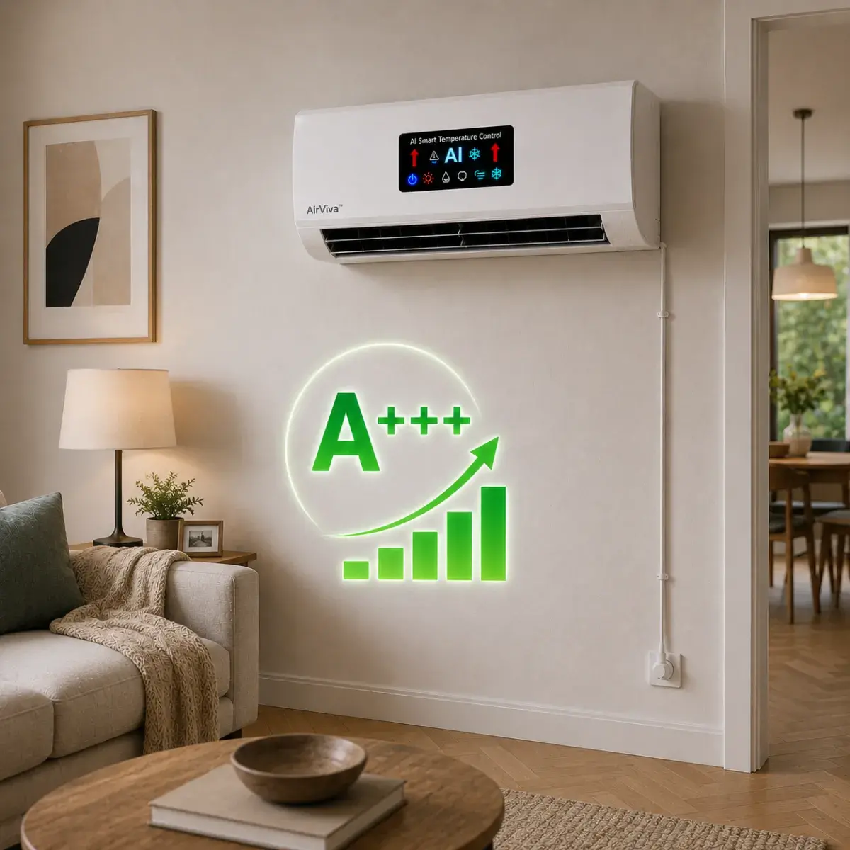 AirViva reduced energy use